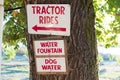 Signs at Detering Farm in Eugene Oregon