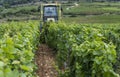 Tractor Santenay France in Burgundy Royalty Free Stock Photo