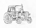 Tractor. Series of vehicles.