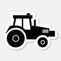 Tractor sticker