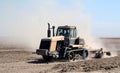 Tractor Tilling Royalty Free Stock Photo
