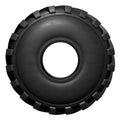 Tractor tire. 3D render