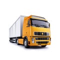 Tractor trailer truck Royalty Free Stock Photo