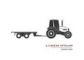 Tractor with trailer Royalty Free Stock Photo