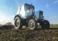 Tractor with trailor Royalty Free Stock Photo