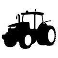 Tractor vector eps illustration by crafteroks Royalty Free Stock Photo