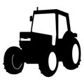 Tractor vector eps illustration by crafteroks Royalty Free Stock Photo