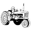 Tractor vector eps illustration by crafteroks