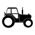 Tractor vector eps illustration by crafteroks Royalty Free Stock Photo