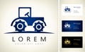 Tractor vector logo