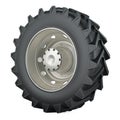 Tractor Wheel, 3D rendering