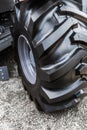 Tractor wheels with high tread Royalty Free Stock Photo