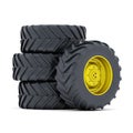 Tractor wheels Royalty Free Stock Photo