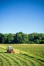 Tractor working, agricultural work