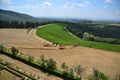 Tractor working in Tuscany