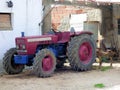 Tractor in a yard