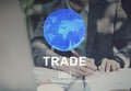 Trade Barter Commerce Exchange Merchandise Concept Royalty Free Stock Photo