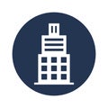 Trade center flat vector icon which can easily modify or edit Royalty Free Stock Photo