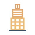 Trade center flat vector icon which can easily modify or edit Royalty Free Stock Photo