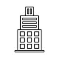 Trade center flat vector icon which can easily modify or edit Royalty Free Stock Photo