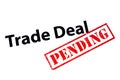 Trade Deal Pending Royalty Free Stock Photo