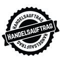 Trade deal stamp in german