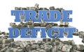 Trade Deficit - United States Free Trade Royalty Free Stock Photo