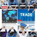 Trade Exchange Import Export Business Transaction Concept