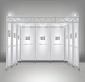 Trade exhibition stand display. Royalty Free Stock Photo