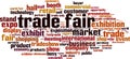 Trade fair word cloud