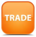 Trade special orange square button Royalty Free Stock Photo