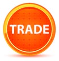Trade Natural Orange Round Button Royalty Free Stock Photo