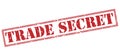 Trade secret stamp on white background Royalty Free Stock Photo