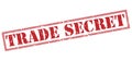 Trade secret red stamp Royalty Free Stock Photo