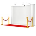 Trade show booth Royalty Free Stock Photo