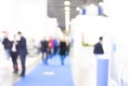 Trade show people, intentionally blurred image Royalty Free Stock Photo