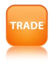 Trade special orange square button Royalty Free Stock Photo