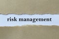 Risk management