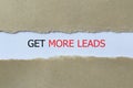 Get more leads illustration Royalty Free Stock Photo