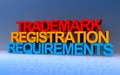 trademark registration requirements on blue