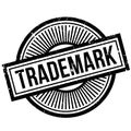 Trademark rubber stamp Royalty Free Stock Photo