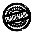 Trademark rubber stamp Royalty Free Stock Photo