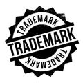 Trademark rubber stamp Royalty Free Stock Photo