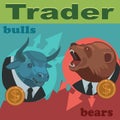 Traders are bulls and bears