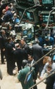 Traders at New York Stock Exchange Royalty Free Stock Photo