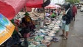 Traders show their fish to buyers at the Tanjung Kait Fish Auction Place, Tangerang Regency, Wednesday (12/30/2020).