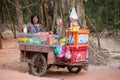 Tradeswoman at Angkor, Cambodia