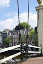 Dutch bridge in Amsterdam Royalty Free Stock Photo