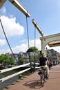 Dutch bridge in Amsterdam Royalty Free Stock Photo