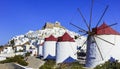 Tradiional Greece series - beautiful windmills of Astypalea island